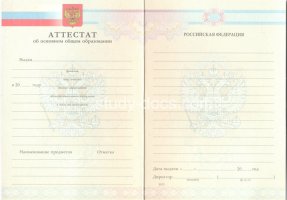Аттестат за 9 класс 2007-2010 в Ангарске