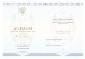 Диплом колледжа 2014 - 2019 в Ангарске