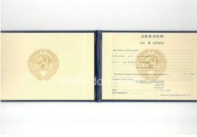 Диплом техникума ссср старого образца в Ангарске